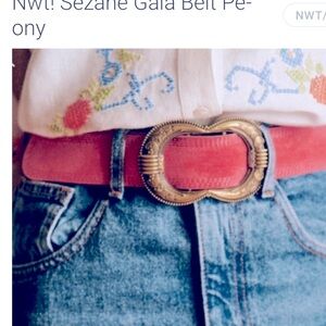 Sézane Gaia Belt Size 90 NWT